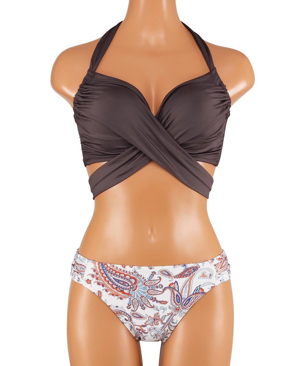 San-ai Resort（三愛水着楽園） ワコール定番商品カップ使用【グラマラスフィット】クロスワイヤー水着　9D-M　【San-ai Resort（サンアイリゾート）】 