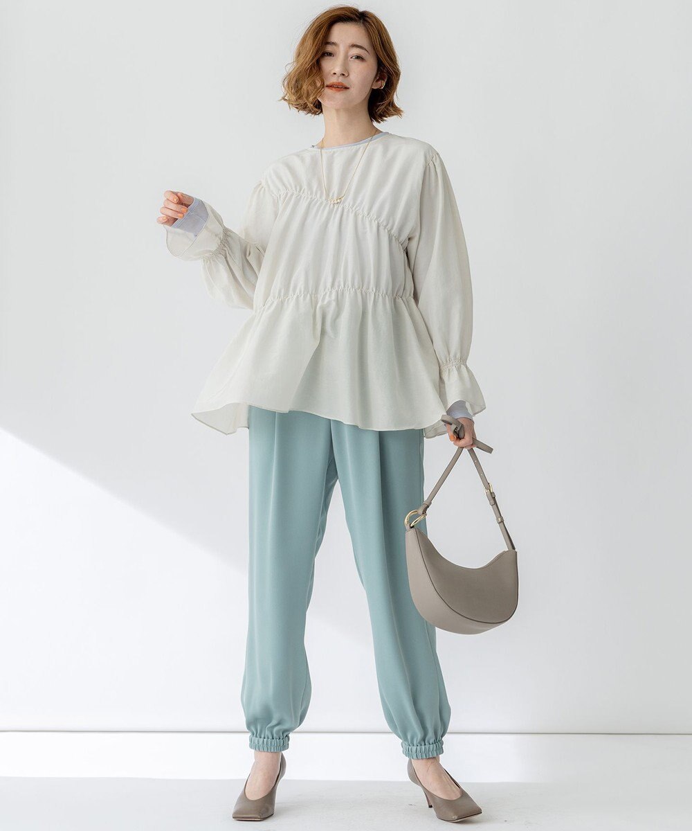 23区 【Oggi5月号掲載/洗える】シアー レイヤード TEE 