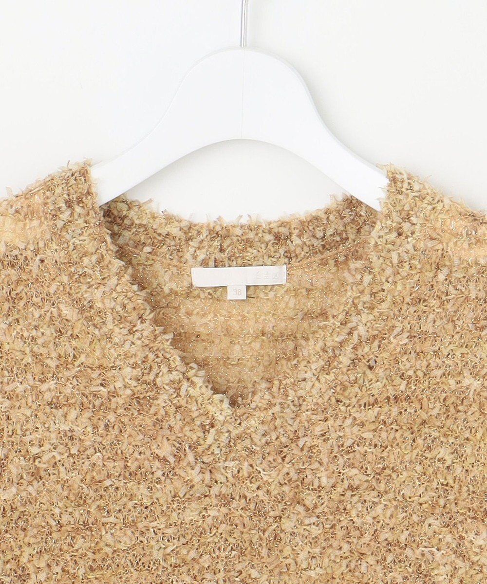 自由区 S ファンシーラメスラリット ニット 