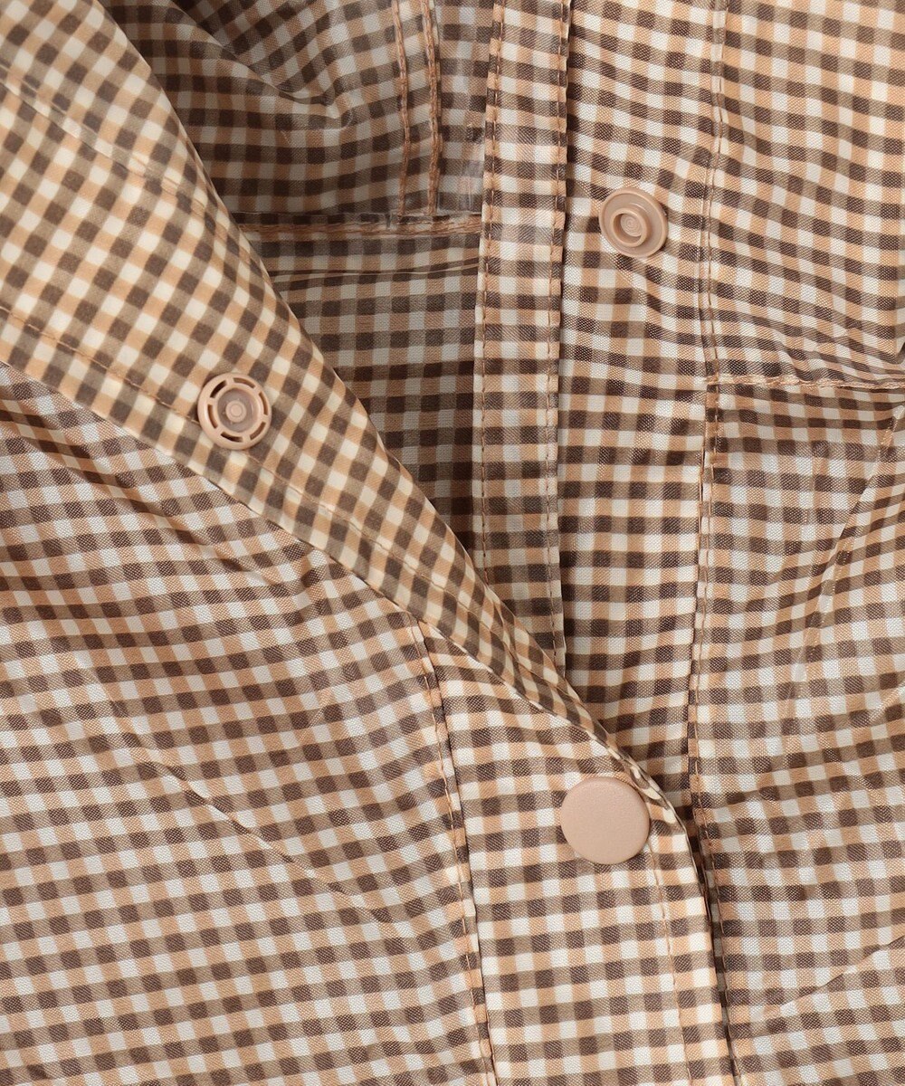 MOONBAT FLAT PURE サイクル レインポンチョ チェック 自転車 収納袋付き 