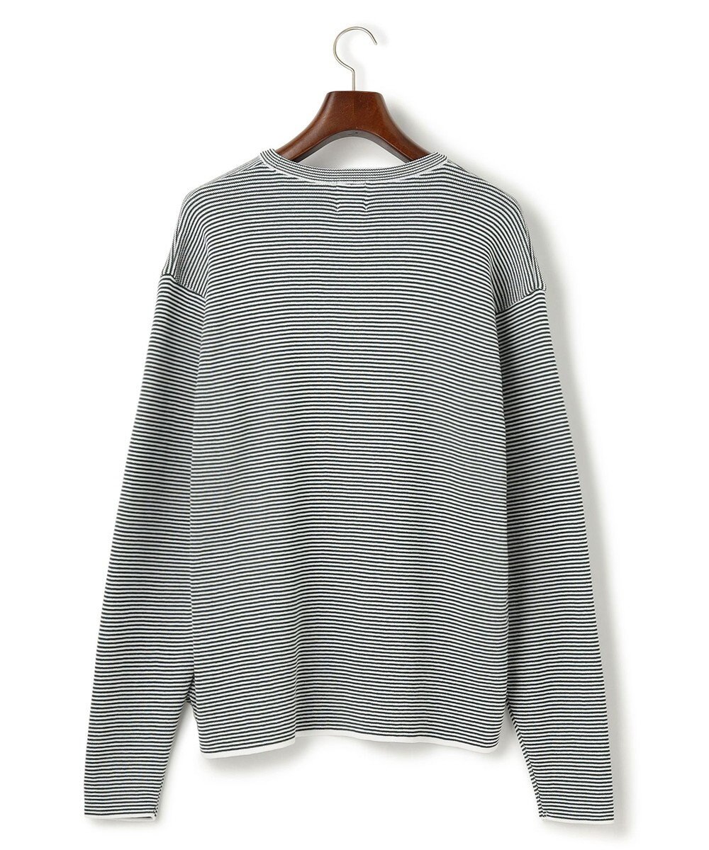 J.PRESS MEN 【Tシャツ感覚で着られる新感覚ニット】ボーダーニット ロングスリーブＴシャツ 