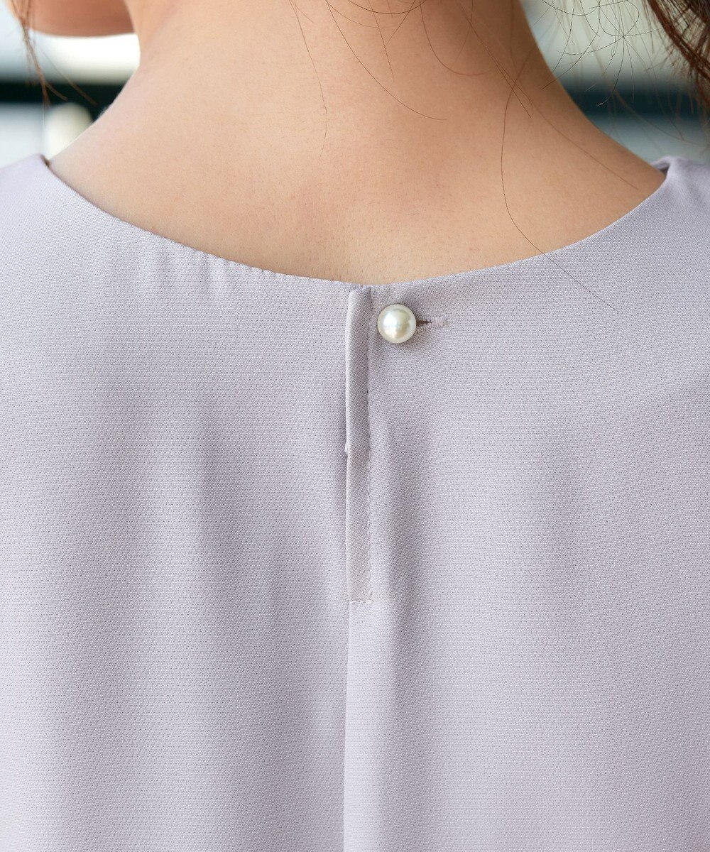 Tiaclasse L 【洗える】レイヤードヘムペプラムブラウス 