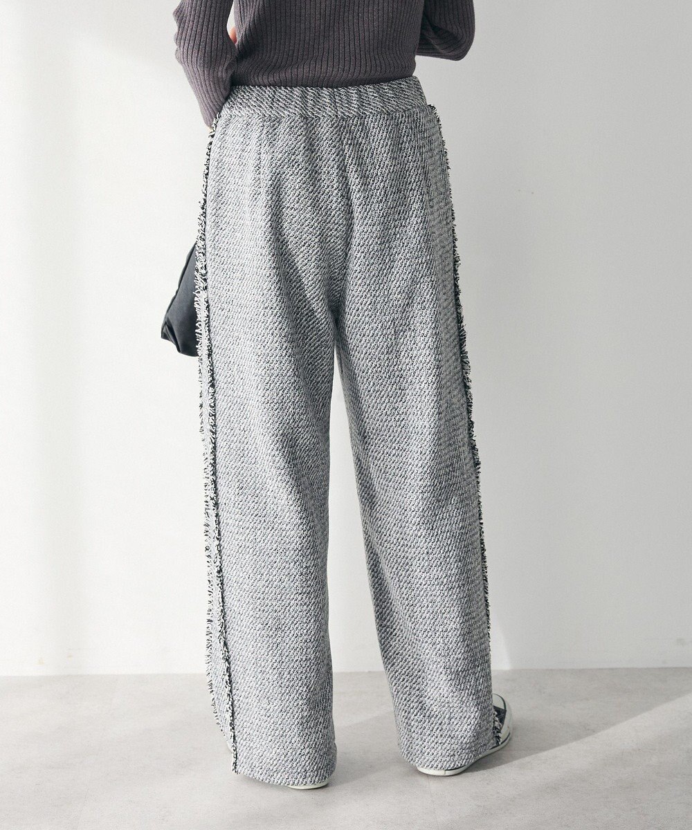 CRAFT STANDARD BOUTIQUE ツイードストレートパンツ 