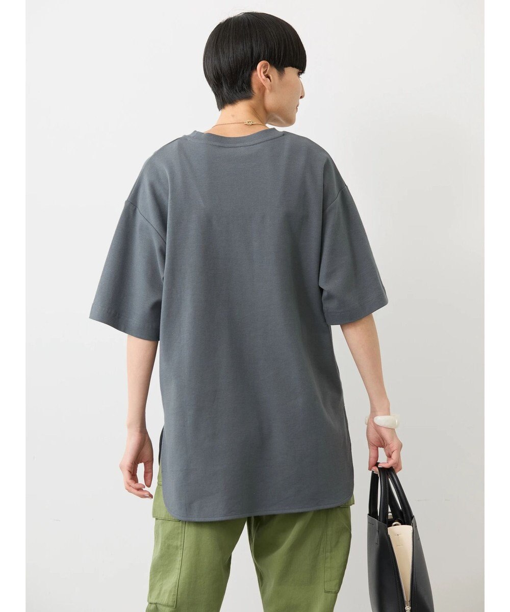 AMERICAN HOLIC 抗菌防臭＋ＵＶカット裾ラウンドカットチュニック 