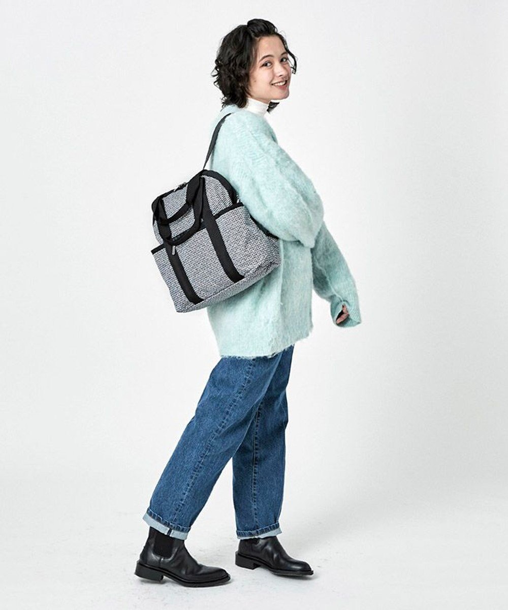DOUBLE TROUBLE BACKPACK/クラシックヘリンボーン, クラシックヘリンボーン, F