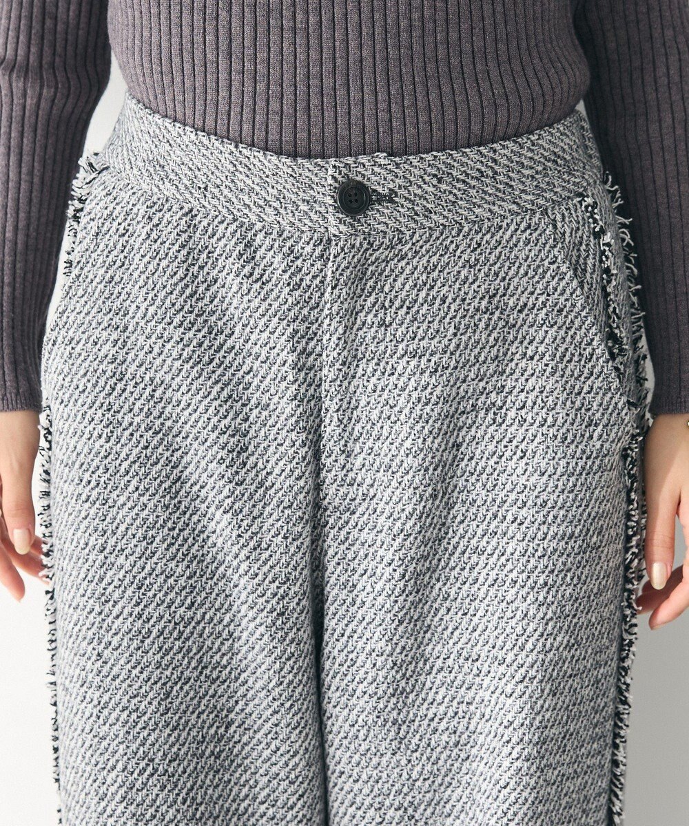 CRAFT STANDARD BOUTIQUE ツイードストレートパンツ 