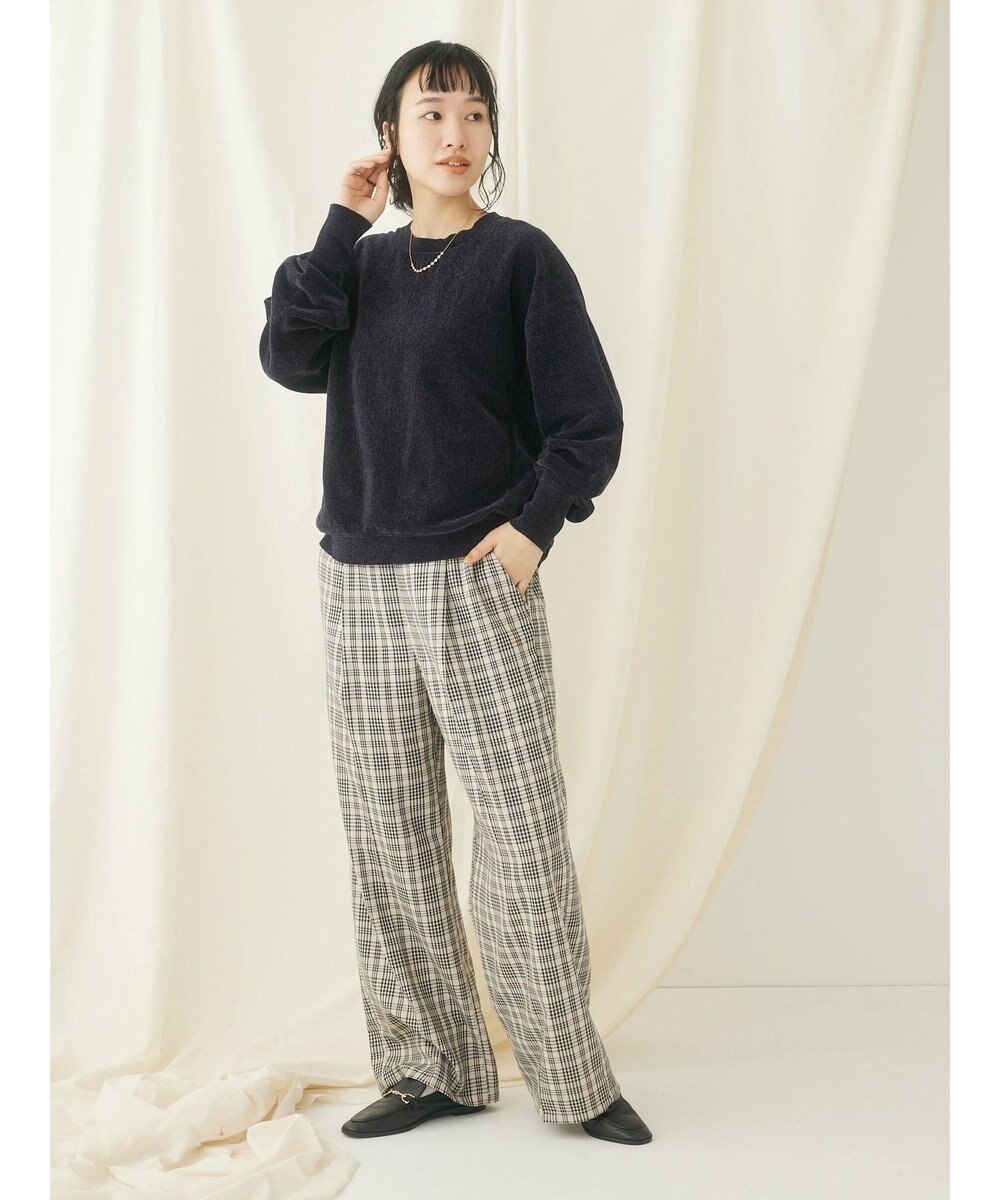 CRAFT STANDARD BOUTIQUE シェニールヤーンニットプルオーバー 