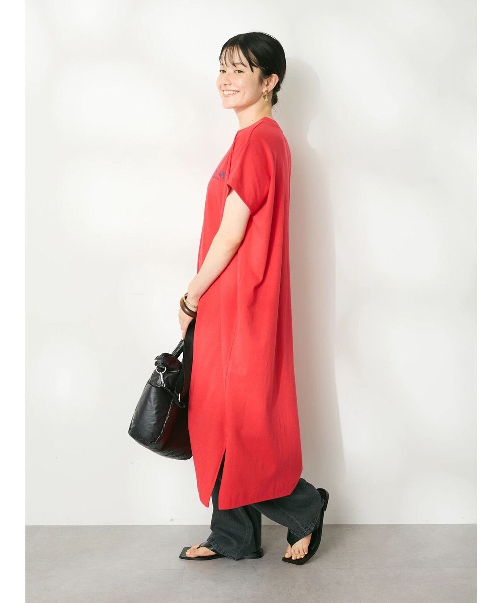 CRAFT STANDARD BOUTIQUE ヴィンテージ風天竺ワンポイントワンピース 