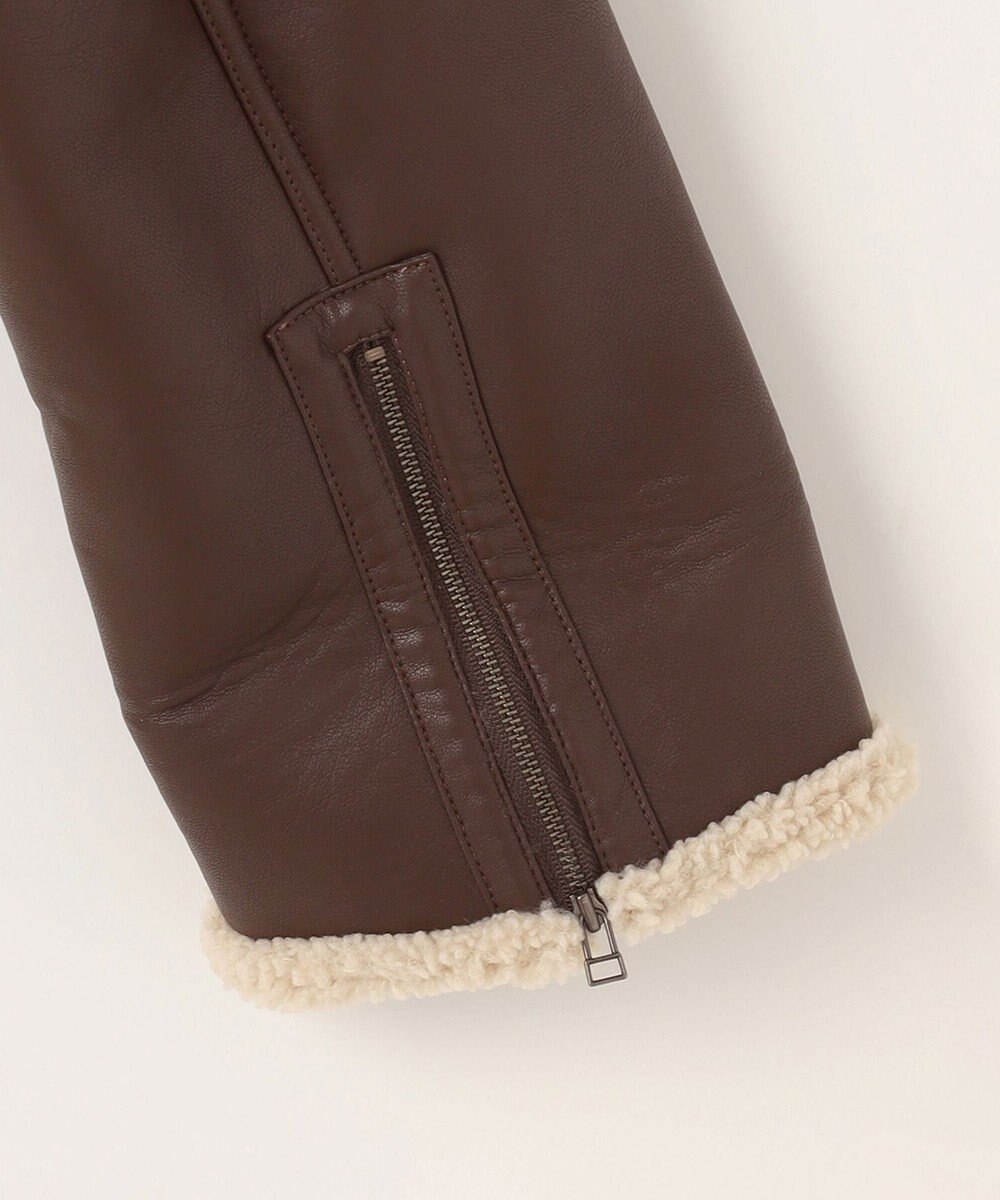 NAVE 【Nave】ヴィーガンムートン ライダースジャケット 