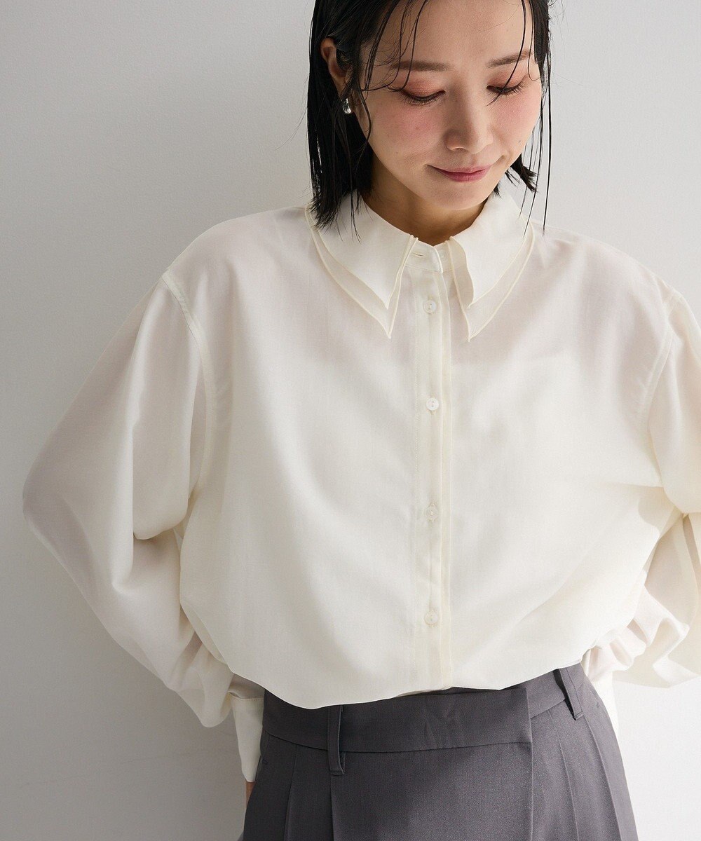 Green Parks レイヤード風ＢＩＧシャツ 