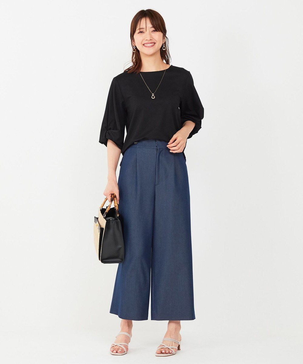 ANY SIS 【接触冷感・UVカット】サカリバ袖ねじり プルオーバー 