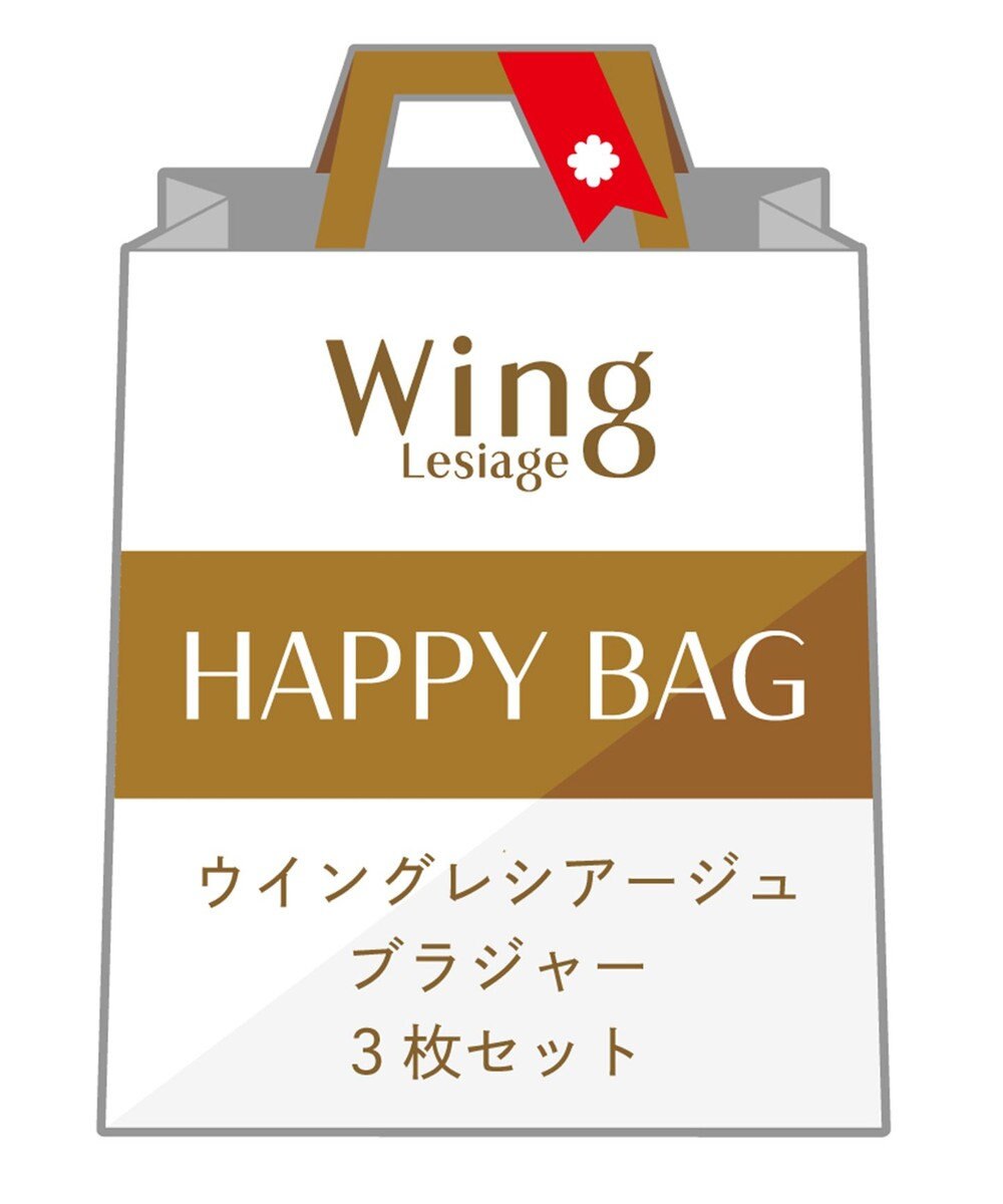 Wing 【2026年HAPPY BAG】 ウイング レシアージュ ブラジャー ３枚セット 