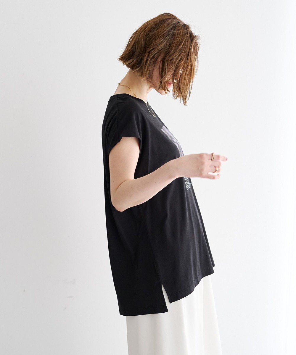 YECCA VECCA フォトプリントノースリーブTee 