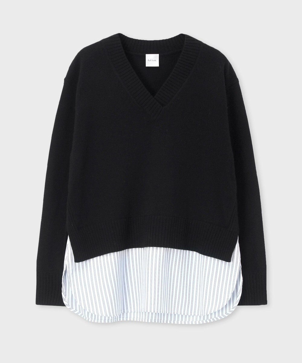 Paul Smith シャツコンビ Vネックニット 