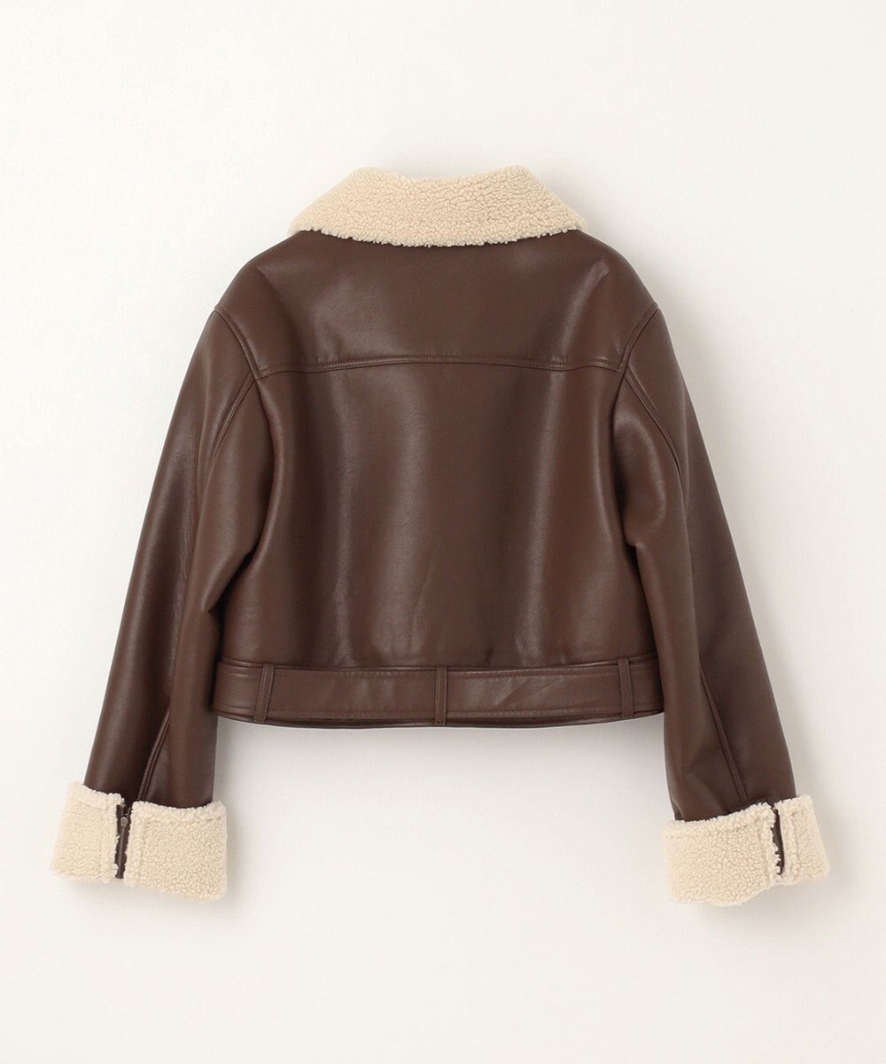 NAVE 【Nave】ヴィーガンムートン ライダースジャケット 
