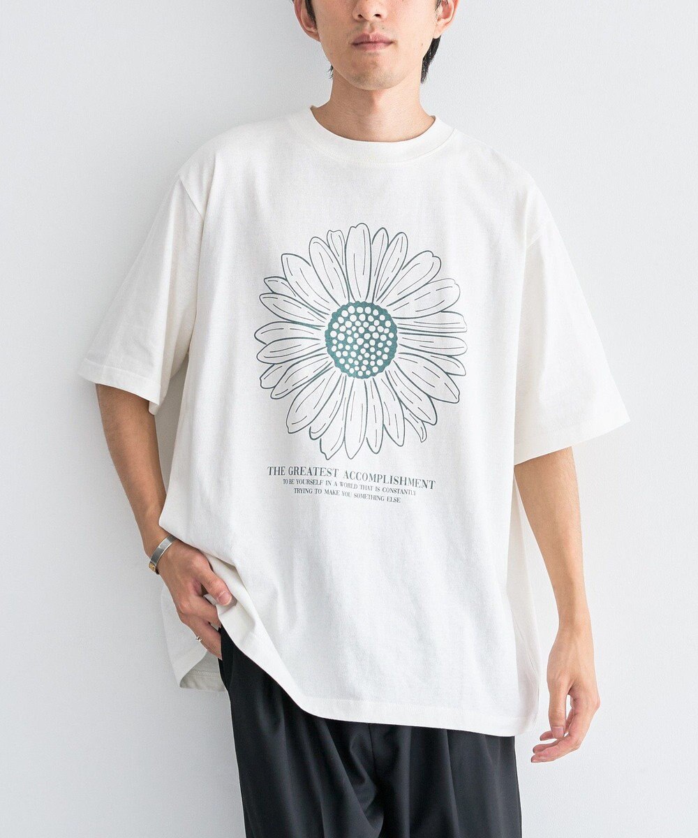 CRAFT STANDARD BOUTIQUE フラワープリントグラフィックＴシャツ 