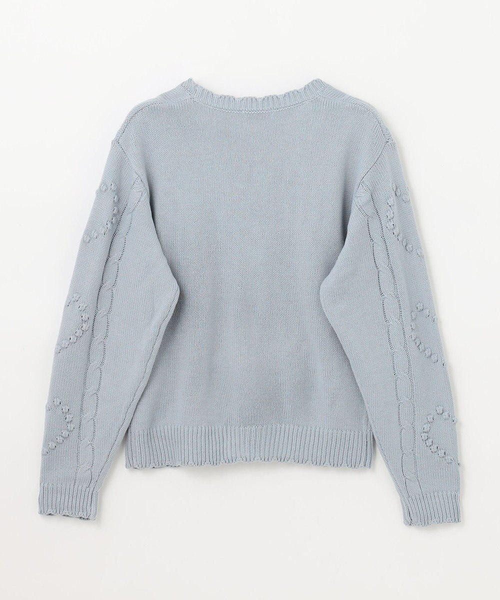 ANY KIDS ハート ニット カーディガン 