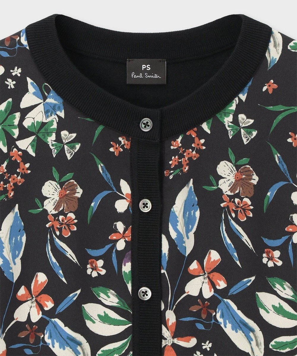 Paul Smith Number Floral コンビ カーディガン 