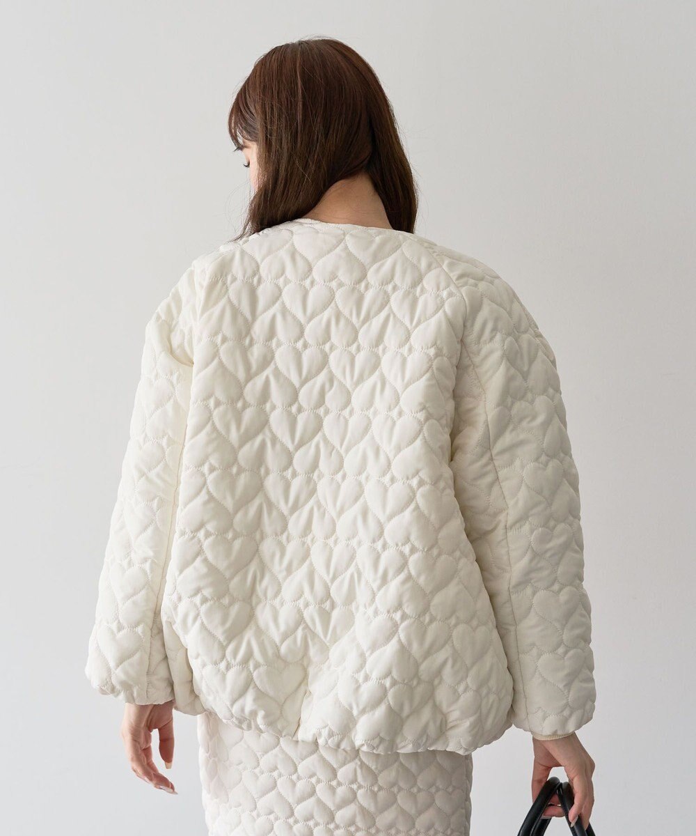 Green Parks ・ｓｗｉｎｇ　ｂｙ　ハートキルトコクーンブルゾン 