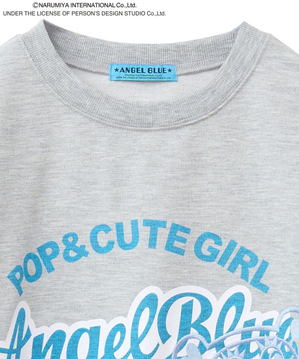 Green Parks ＡＮＧＥＬ　ＢＬＵＥ長袖ロゴ刺繍プルオーバー 