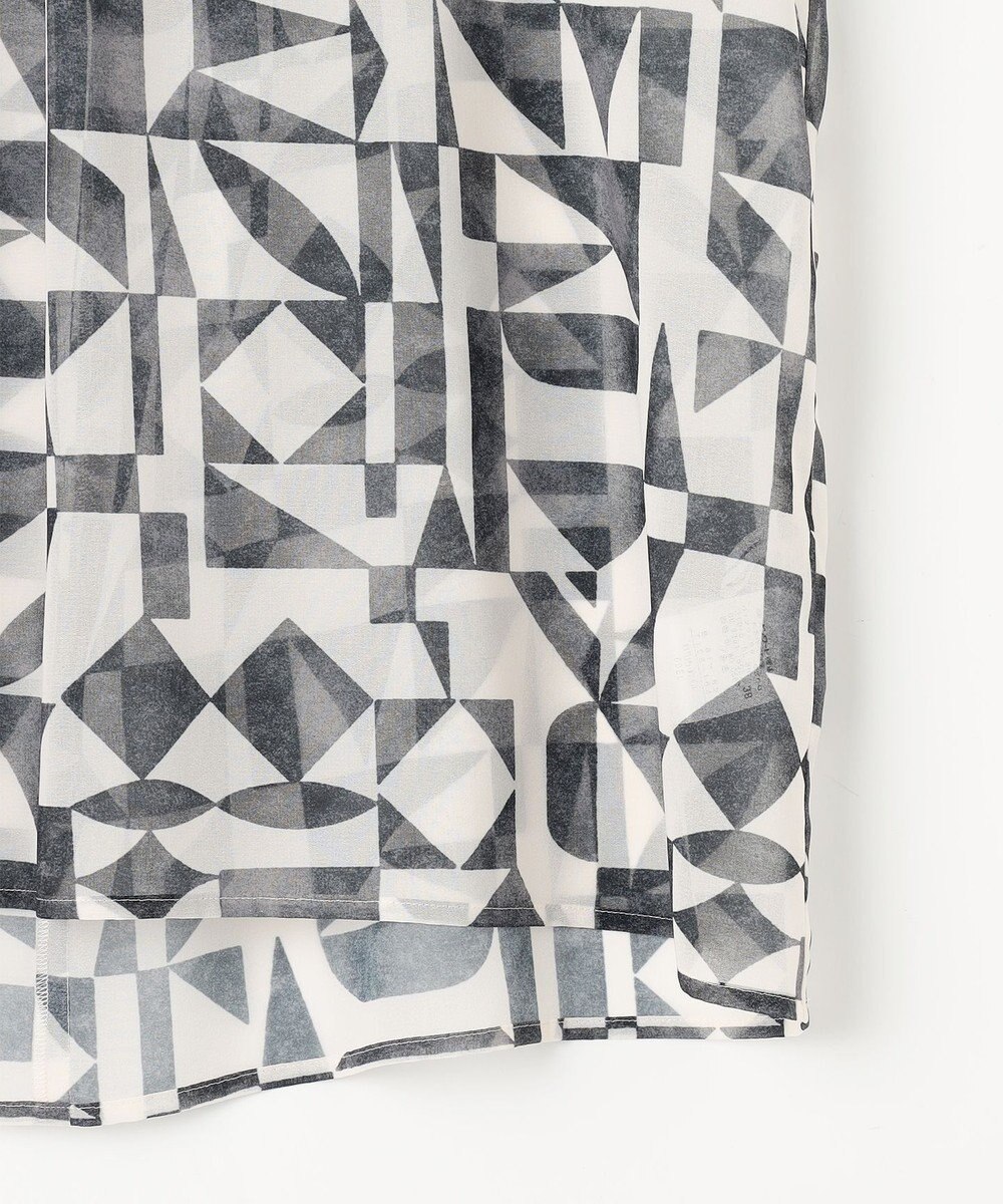 23区 【洗える】Ratti ウォールプリント ブラウス 