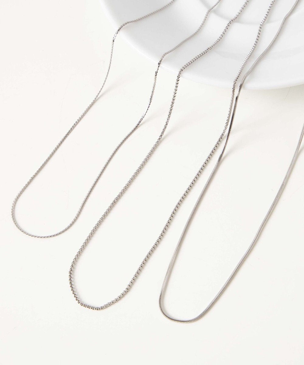 WEGO ステンレスシンプルチェーンネックレス60㎝ 