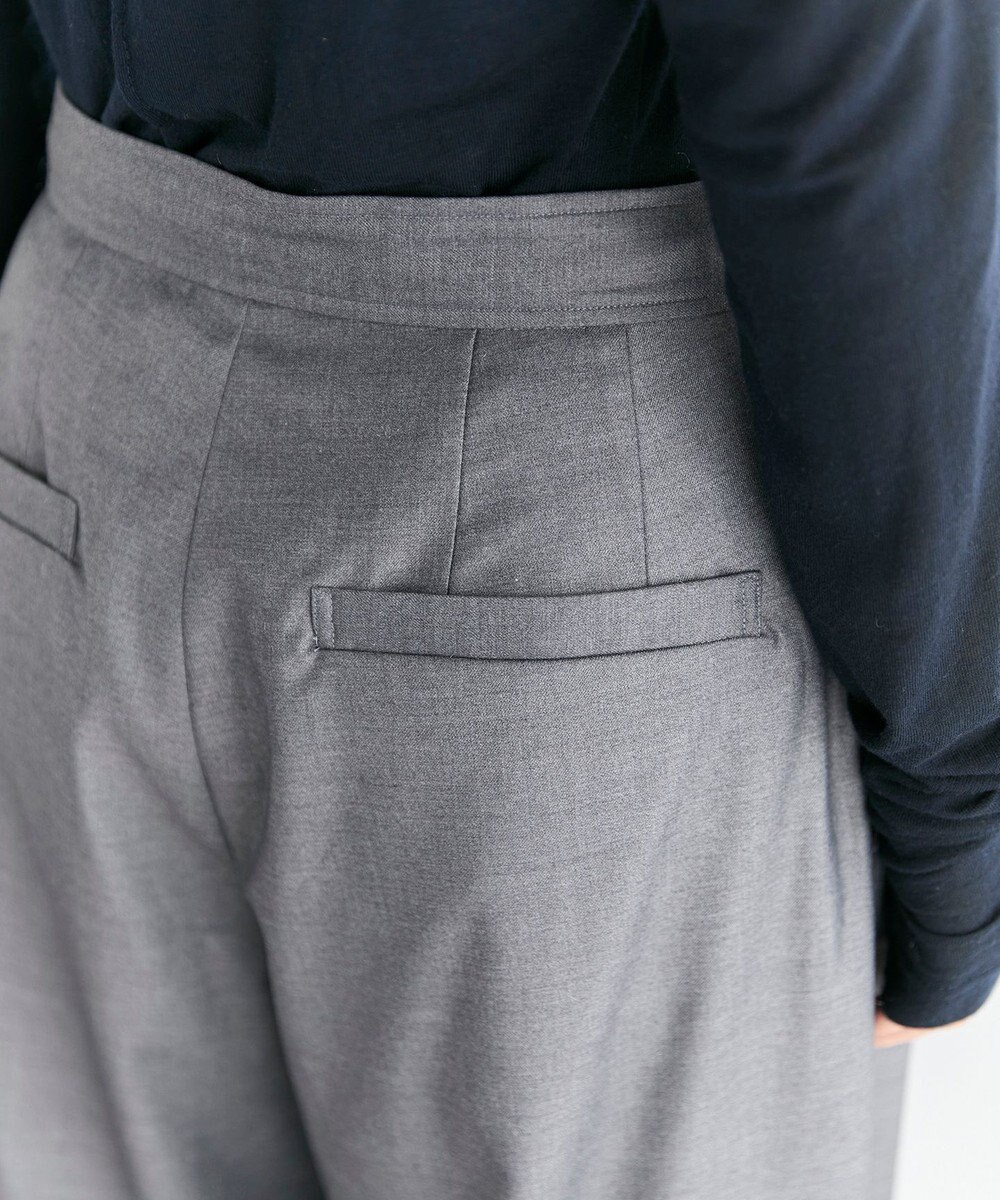 #Newans 【洗濯機可/しわになりにくい】ベリーワイドパンツ 