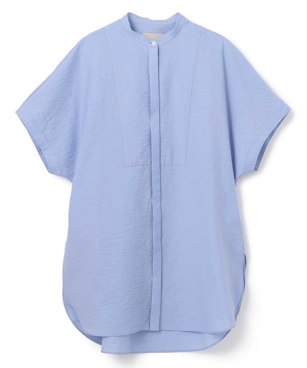 UNFILO L ワッシャーブロード ブザムロングシャツ 