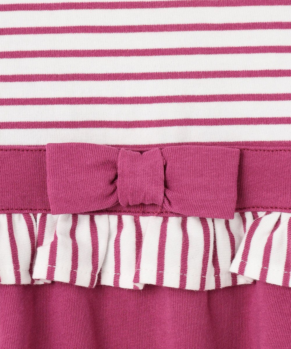 組曲 KIDS 【110-140㎝】マリンボーダー ワンピース 