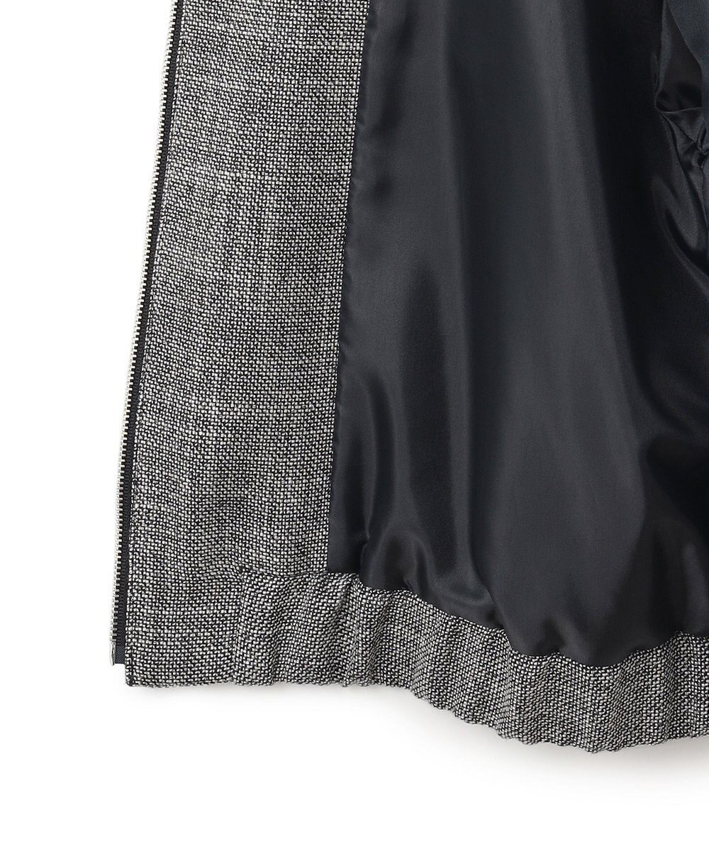 ICB 【洗える】 ライトスラブツイード ブルゾン 