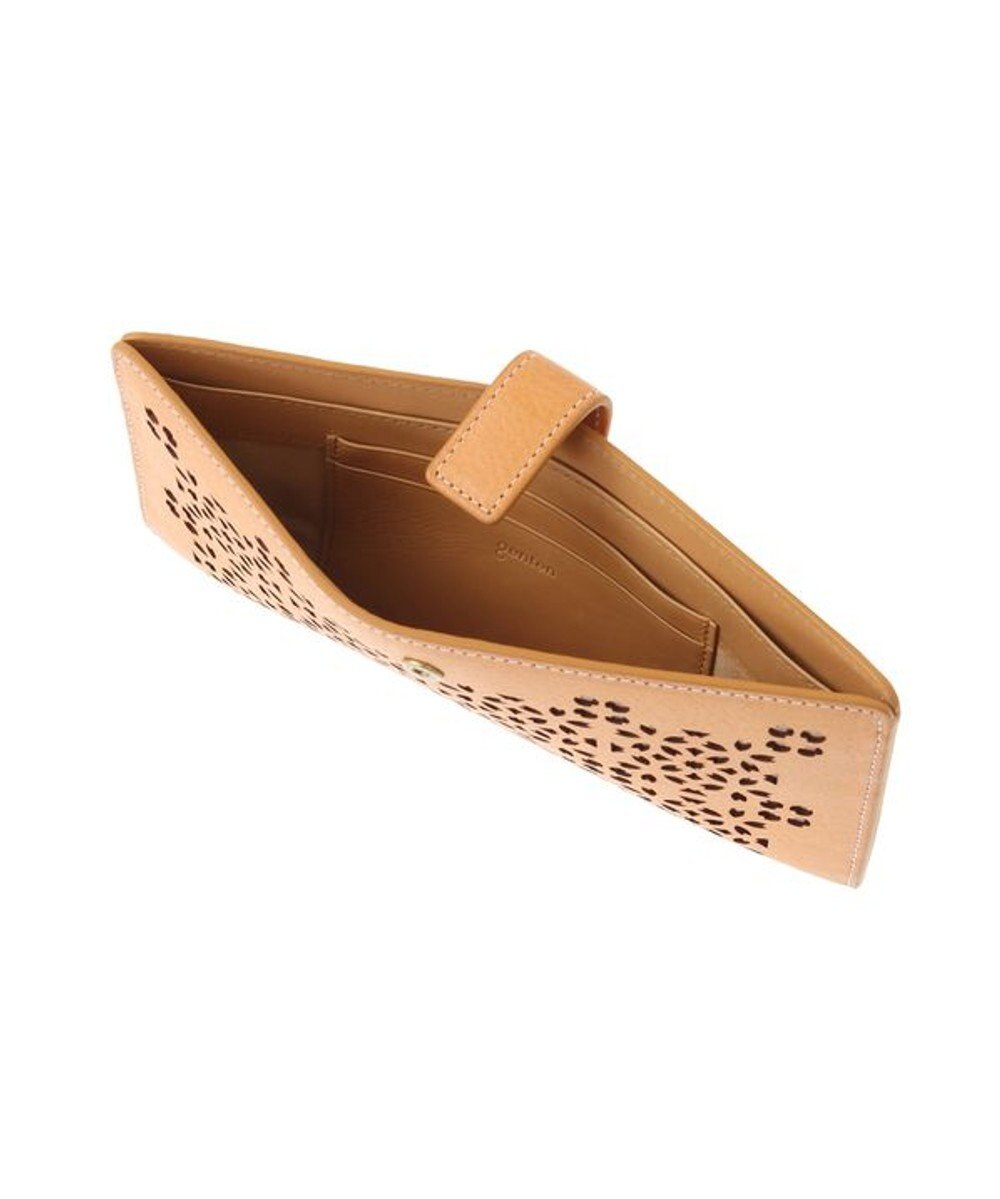 genten フラッターカットワーク マチなし長財布 