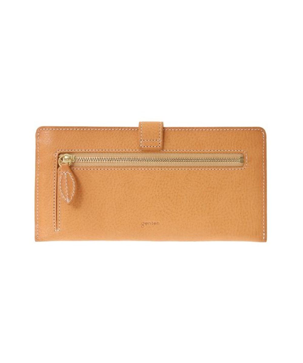 genten フラッターカットワーク マチなし長財布 