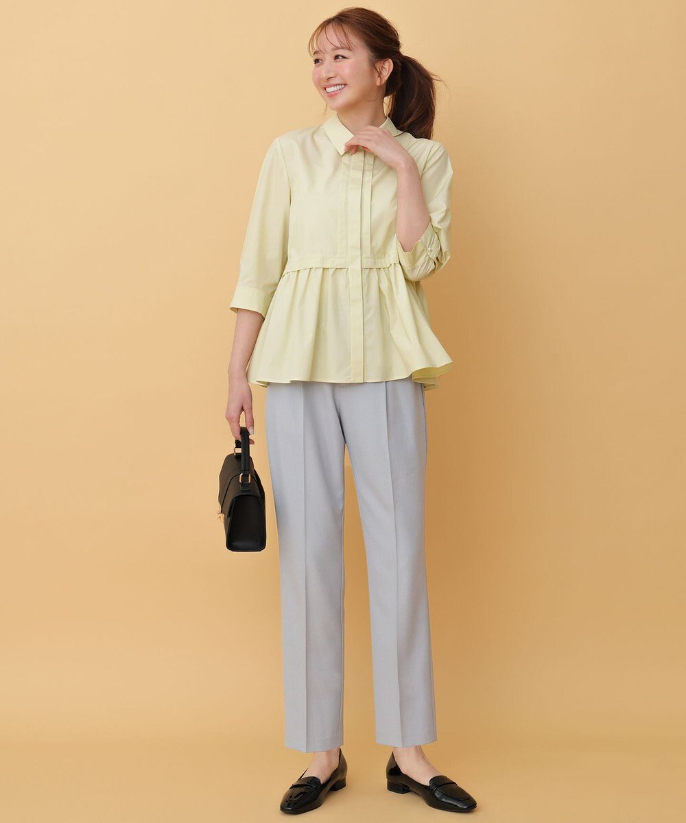 ANY SIS フレアペプラム シャツ 