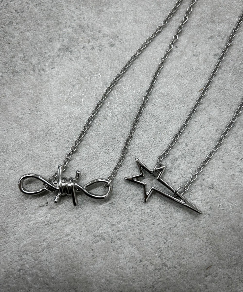 WEGO Lワイドモチーフネックレス 