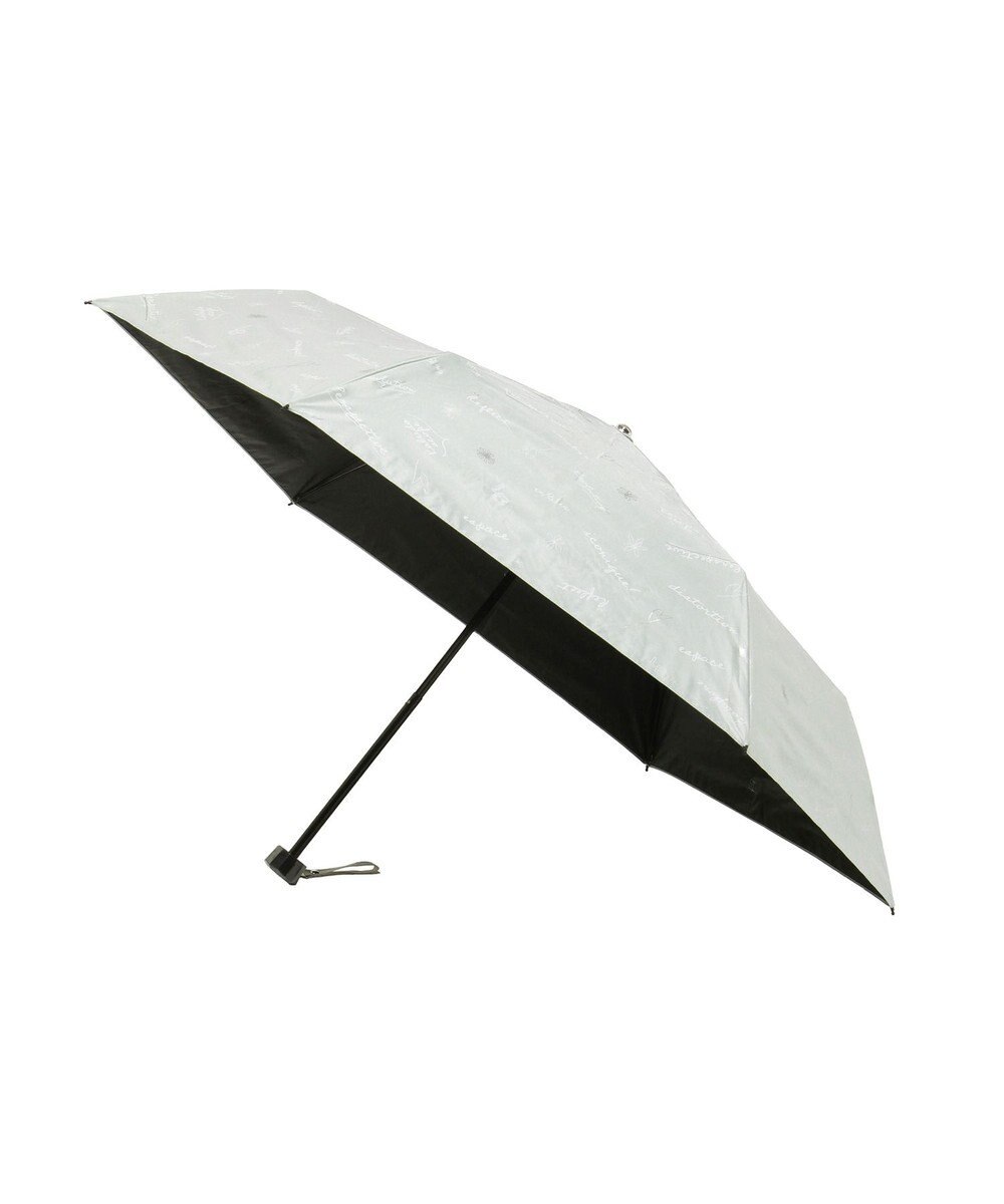 MOONBAT 【一級遮光/晴雨兼用】LANVIN en Bleu (ランバン オン ブルー) 折りたたみ日傘 ラインドローイング 遮光 遮熱 UV 