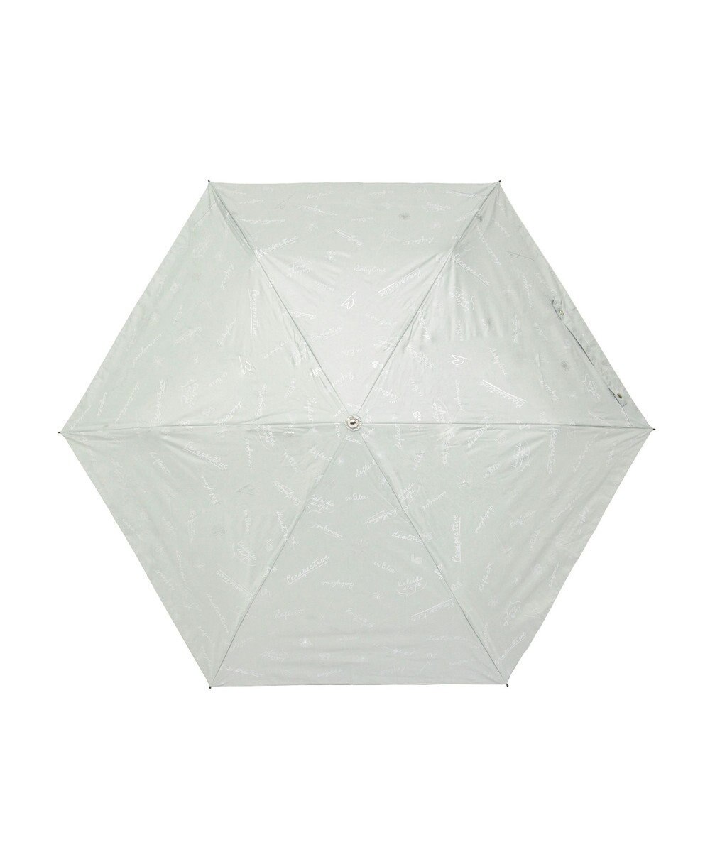 MOONBAT 【一級遮光/晴雨兼用】LANVIN en Bleu (ランバン オン ブルー) 折りたたみ日傘 ラインドローイング 遮光 遮熱 UV 