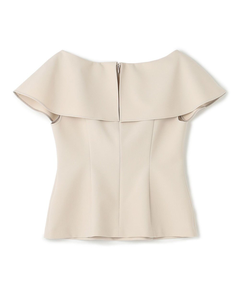 uncrave プルーフダブルクロス ラッフルブラウス 