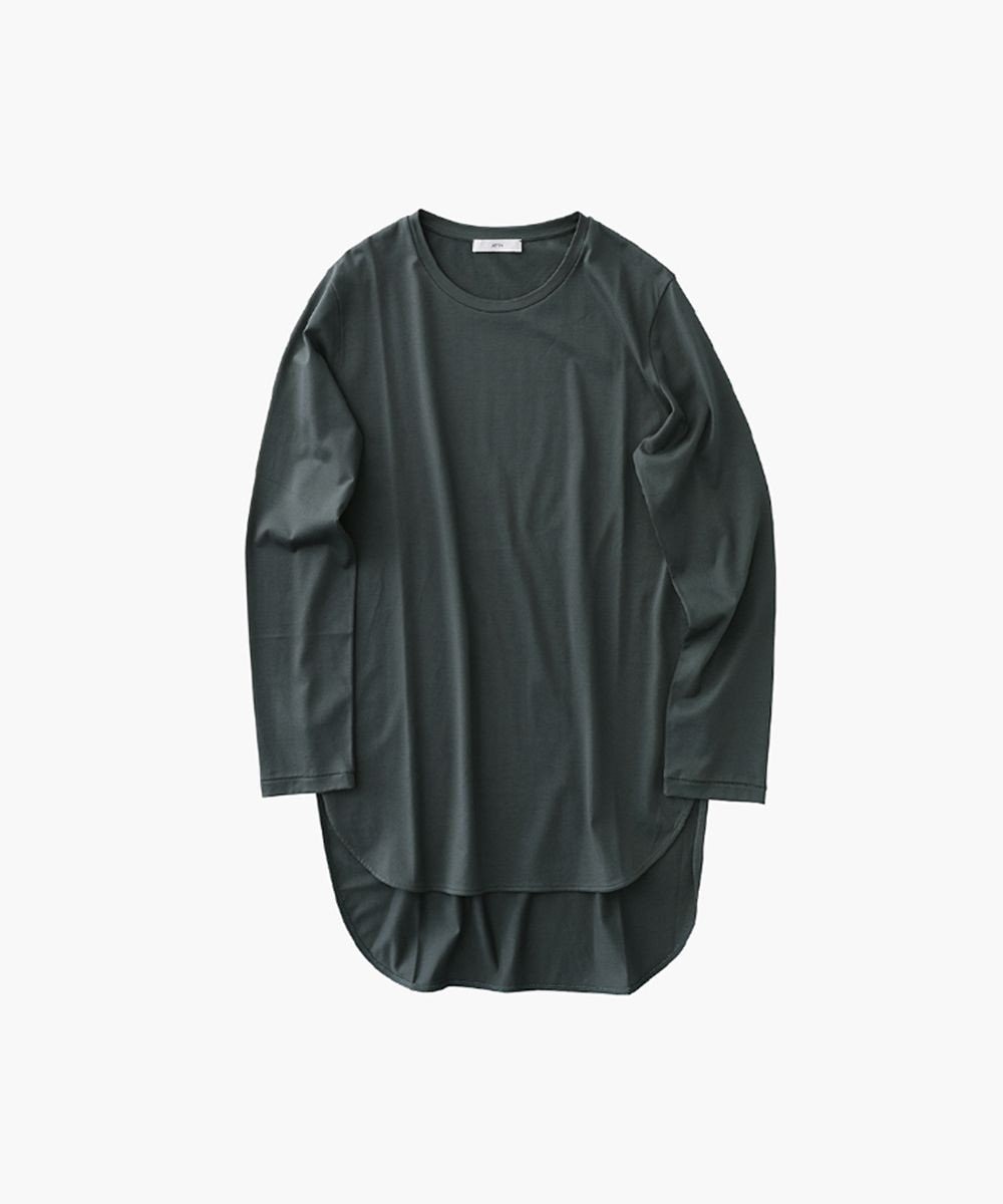 SUVIN 60/2 | ラウンドヘム L/S Tシャツ / ATON | ファッション通販