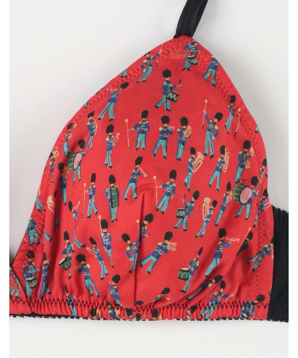 une nana cool MADE WITH LIBERTY FABRIC 【綿混】三角ノンワイヤーブラ　 