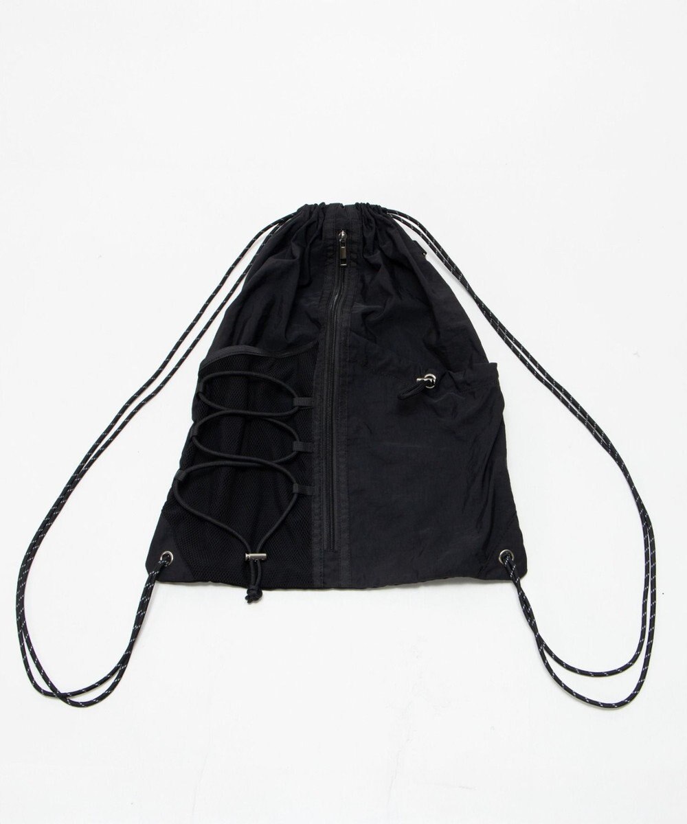 WEGO 【ユニセックス着用ITEM】センターzipナップサック 