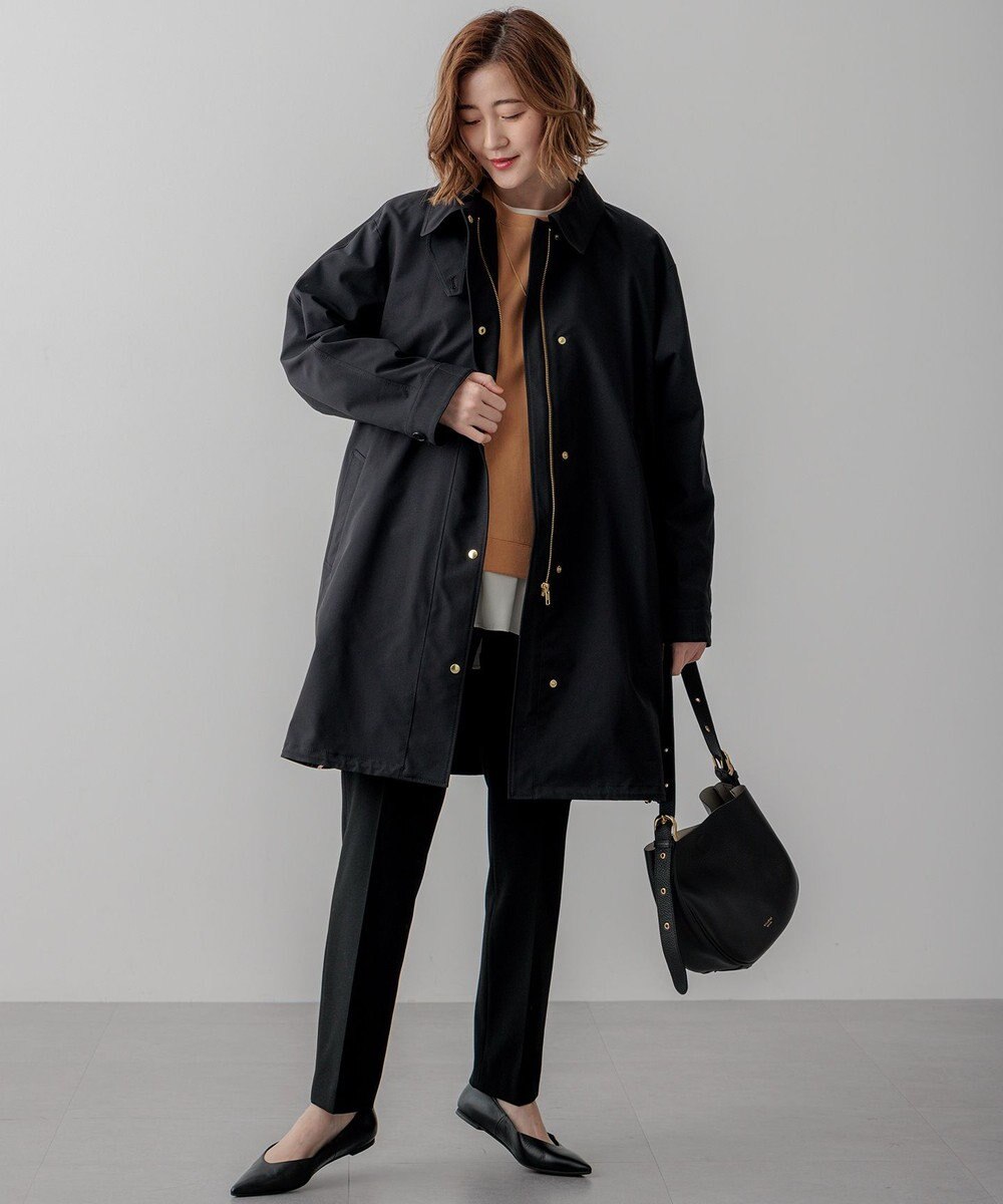 23区 S 【ご好評につき新色追加】ナチュラルコットンベアコンビ ペプラム カットソー 