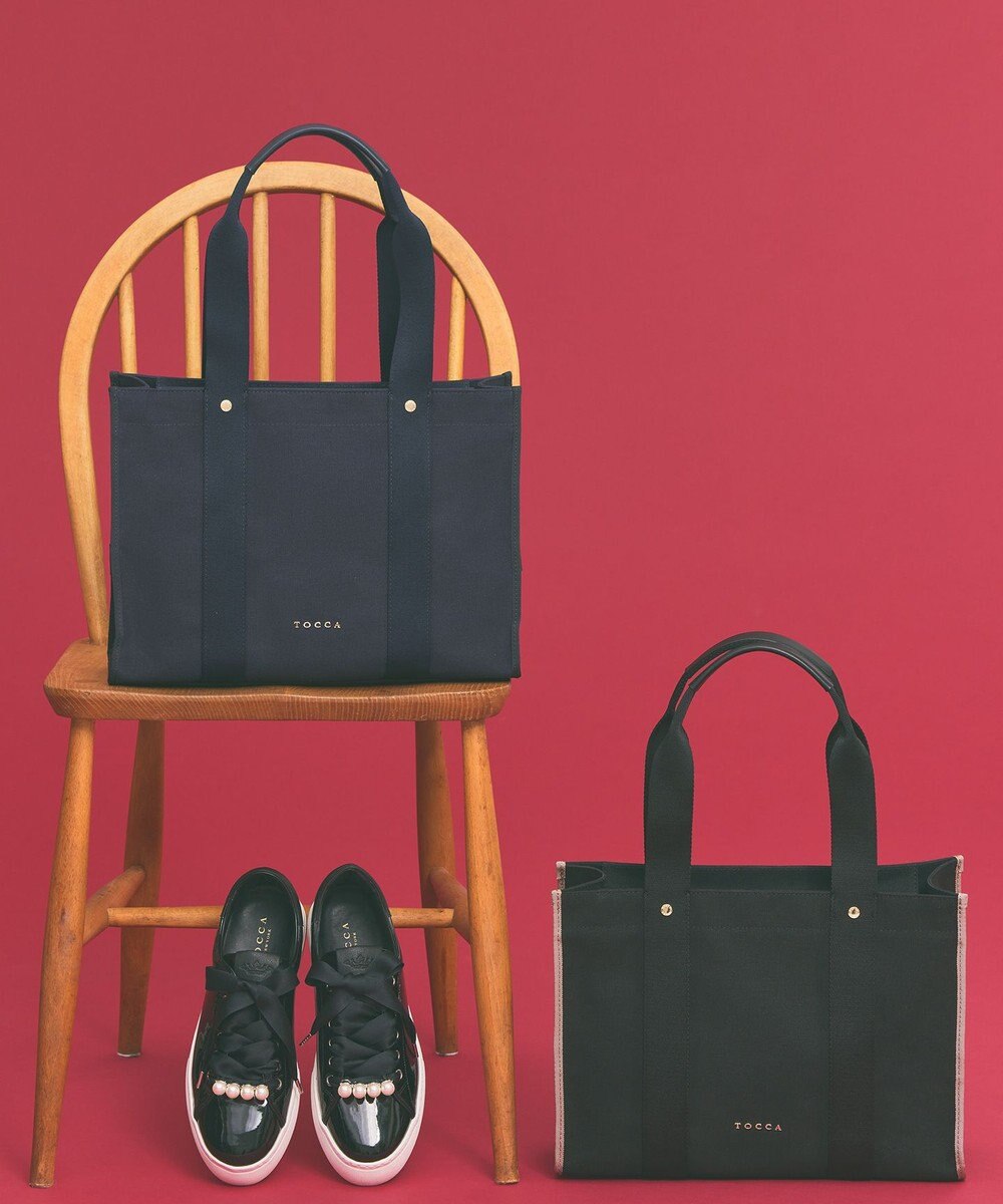 TOCCA TRIM RIBBON A4TOTE A4トートバッグ 