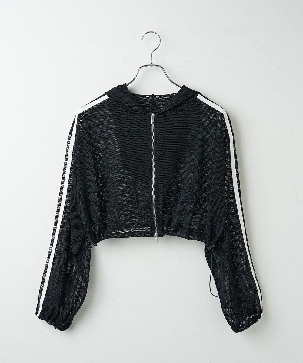 WEGO Wジップラインメッシュパーカー 