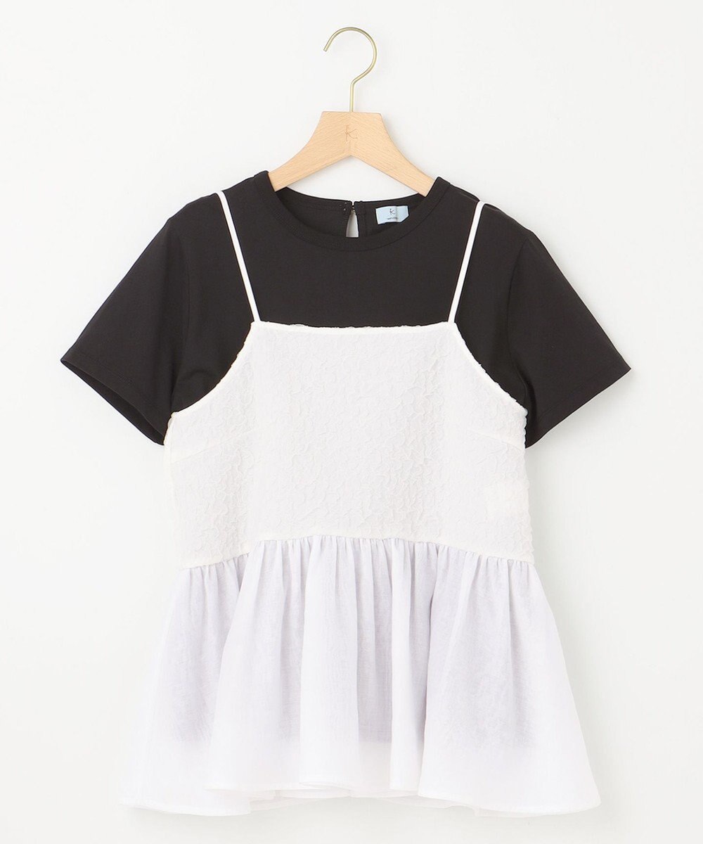 組曲 L 【WEB限定】レリーフジャガードキャミツインセット 