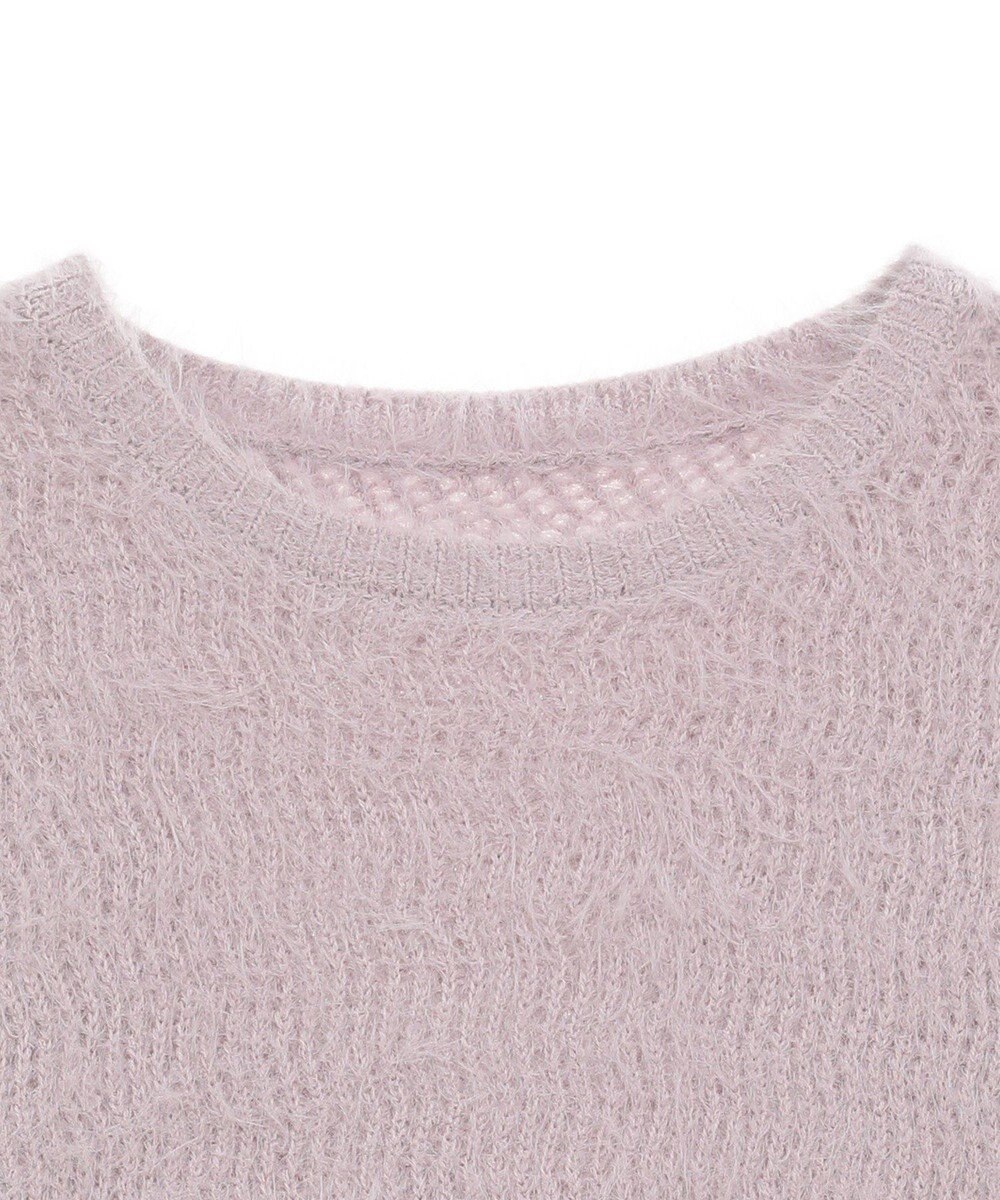 earth music&ecology モヘヤライクレースニット 