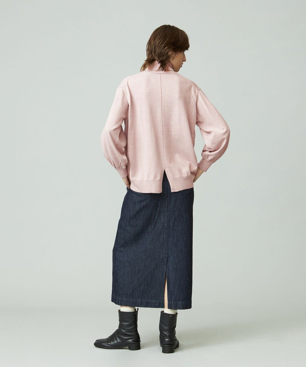 J.PRESS YORK STREET 【WOMEN】ANTI PILLING WOOL ロールネックニット 