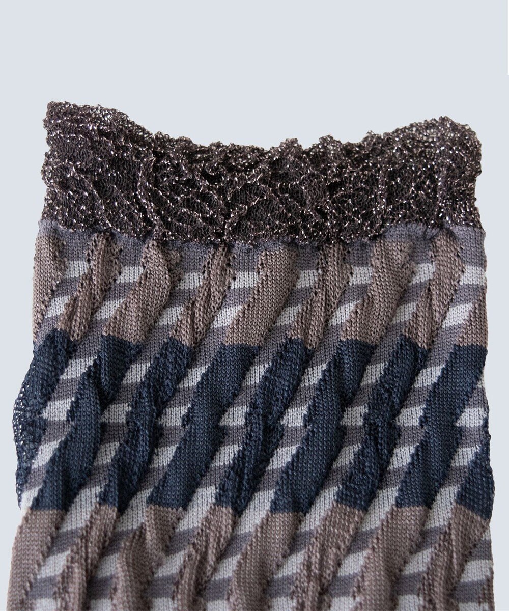 COQ ミケネコテイル リバーシブルファーソックス 