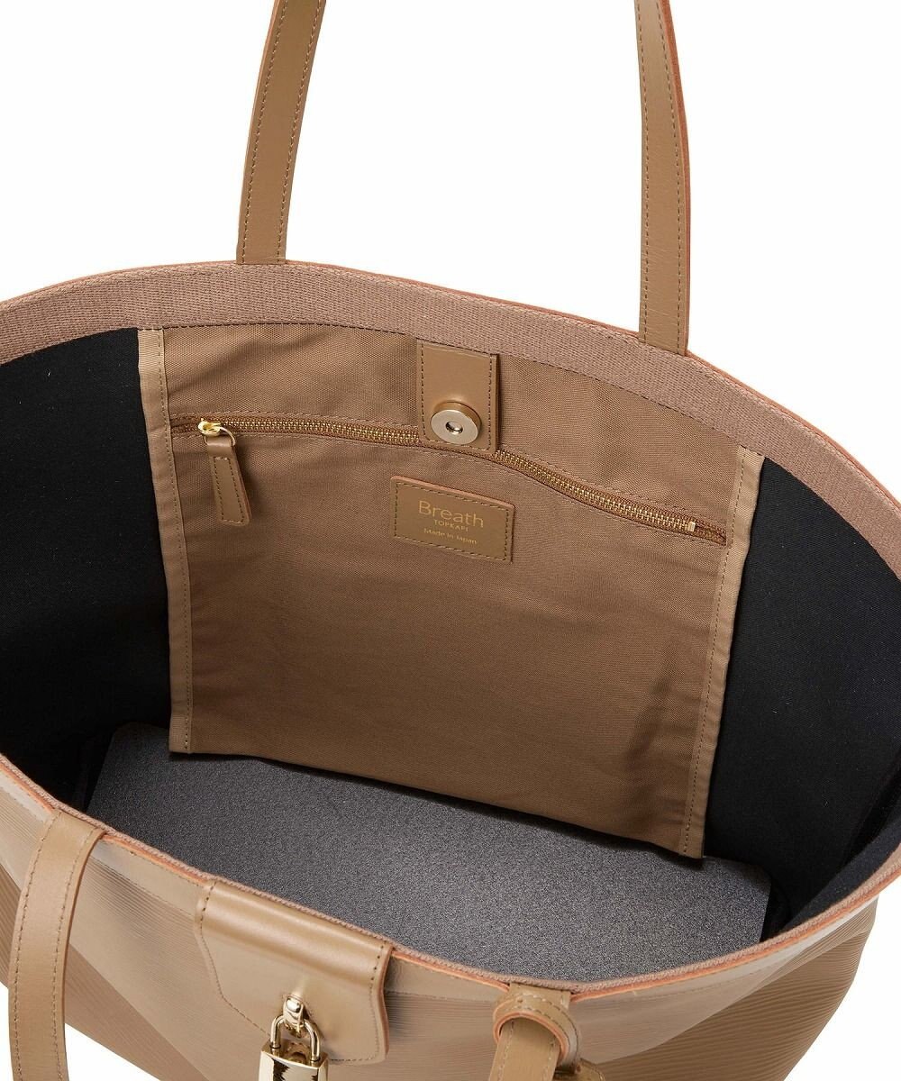 TOPKAPI 【Breath TOPKAPI】RIPPLE LOCK  リプルロック レザーコンビ トート バッグ 