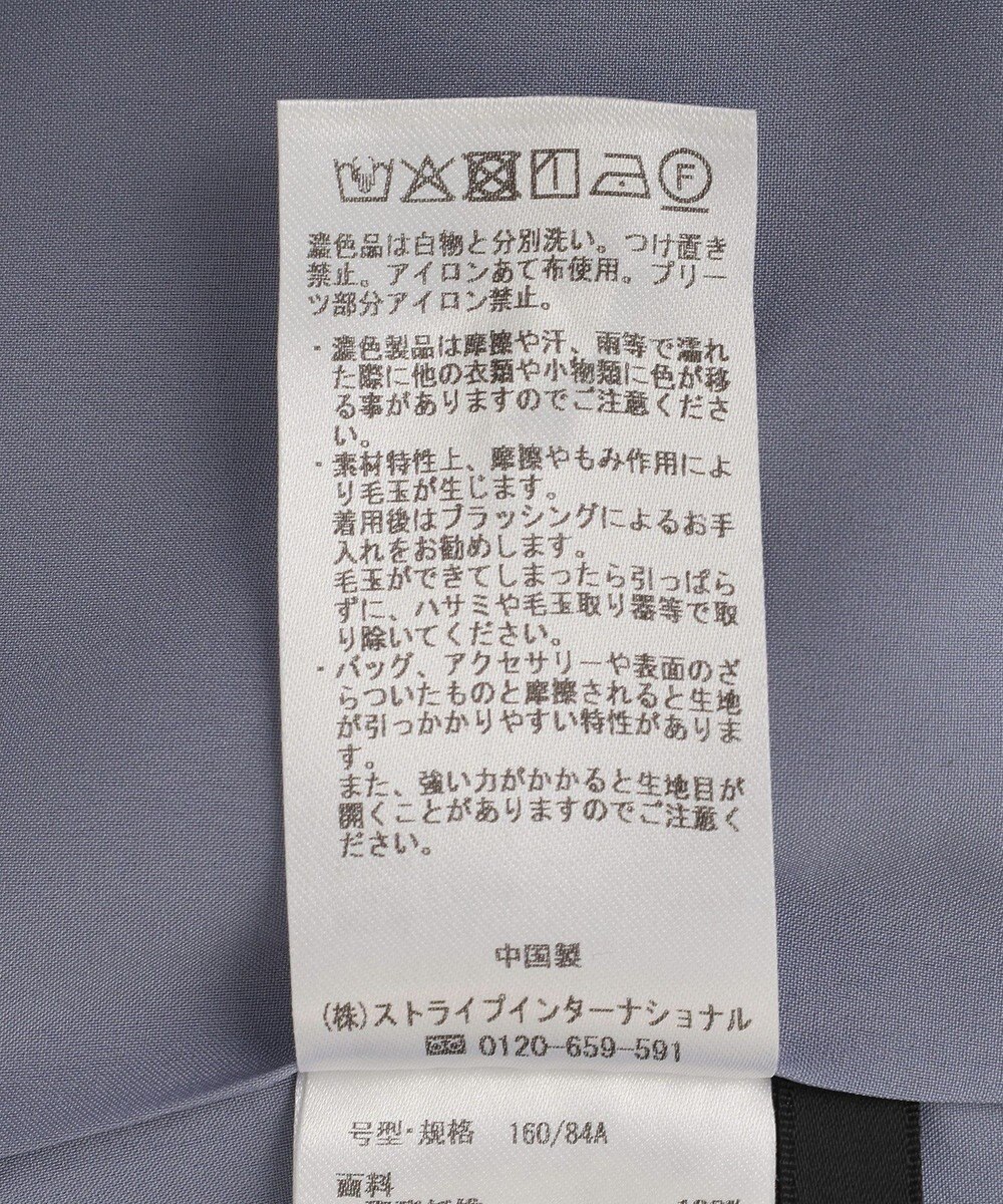 YECCA VECCA ジョーゼットプリーツワンピース 