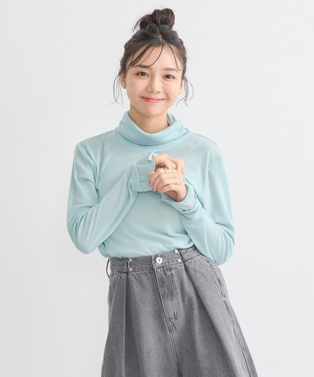 earth music&ecology シアードッキングタートルプルオーバー 